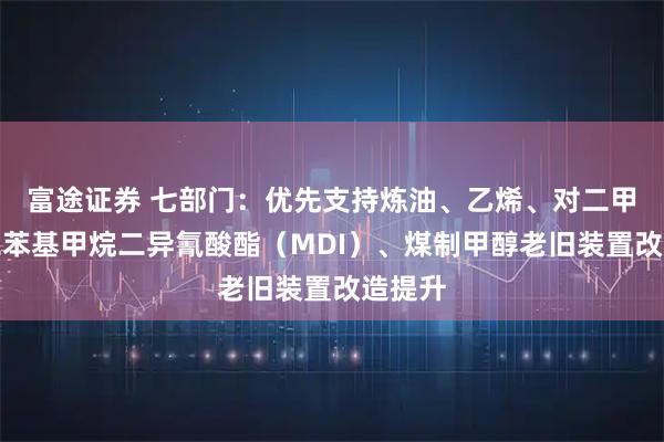 富途证券 七部门：优先支持炼油、乙烯、对二甲苯、二苯基甲烷二异氰酸酯（MDI）、煤制甲醇老旧装置改造提升